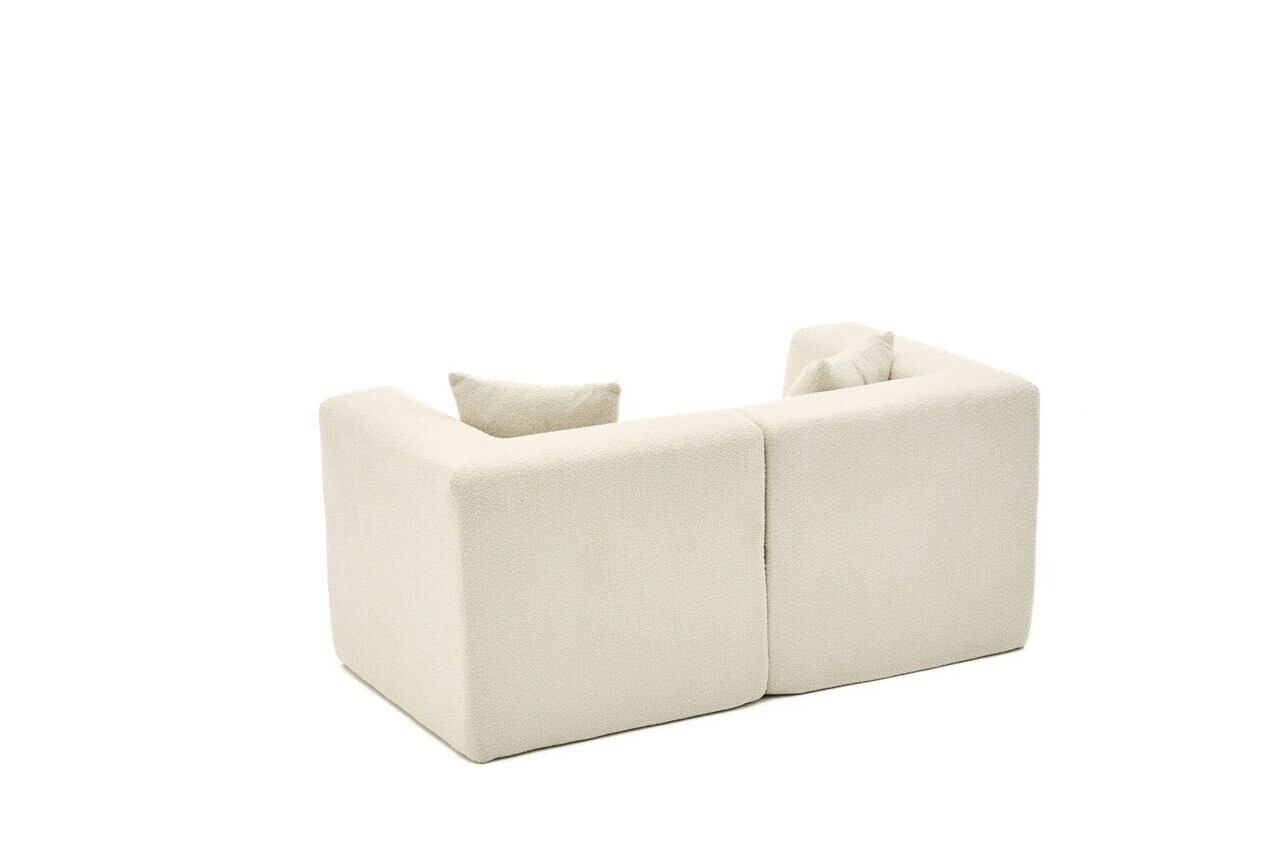 Canapea 2 locuri, Atelier del Sofa, 613LFS1121, Crem — imaginea 6