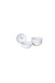 Set boluri, Hermia, 710KTP3667, Portelan, Alb