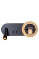 Aplica de perete, Opviq, 701CHD2310, Negru