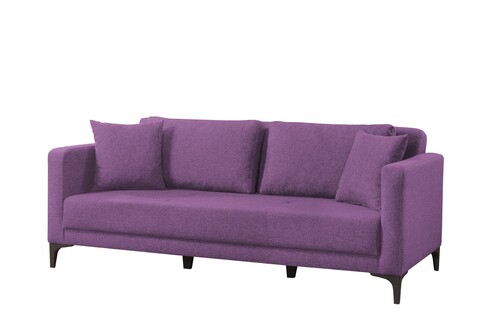 Canapea WESTOR, Pandia Home, 205x95x80 cm, lemn, mov Canapele si coltare