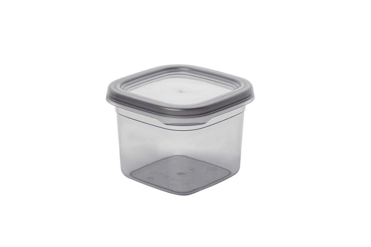 Set recipiente depozitare, Hermia, 964FRM5366, Dimensiune: 10 x 10 x 24,5 cm / 1750 ml (9 bucăți), Antracit - view 3