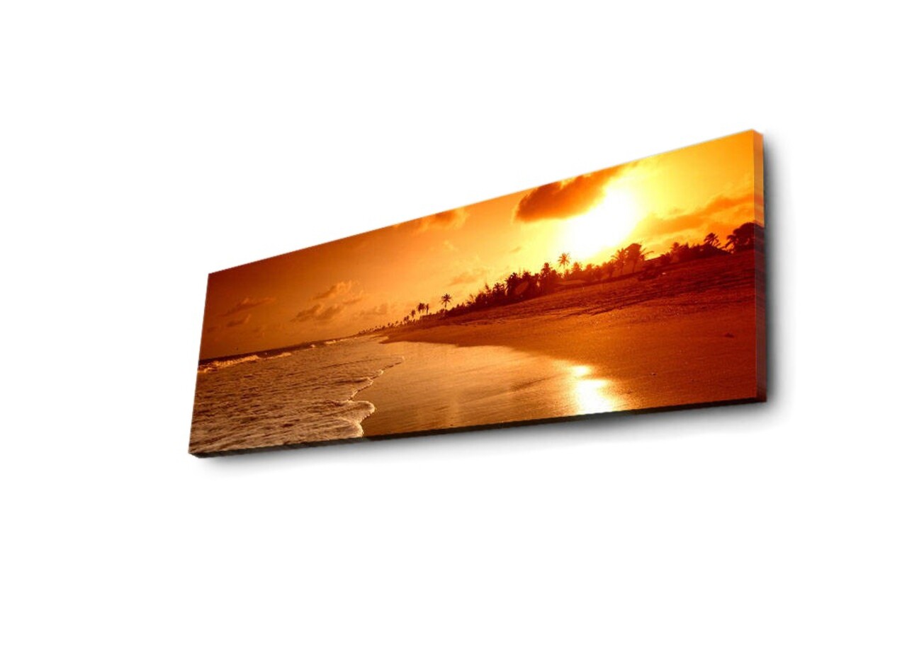 Tablou decorativ cu lumina LED, 3090İACT-38, 30 x 90 cm, Multicolor - view 5