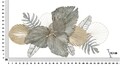 Decoratiune de perete Mety, Mauro Ferretti, 134x70 cm, fier, multicolor
