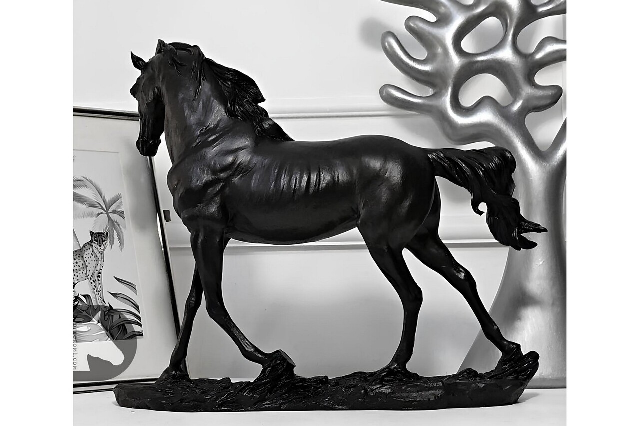 Decoratiune, CY0380, 30x12x43 cm, Poliester, Negru