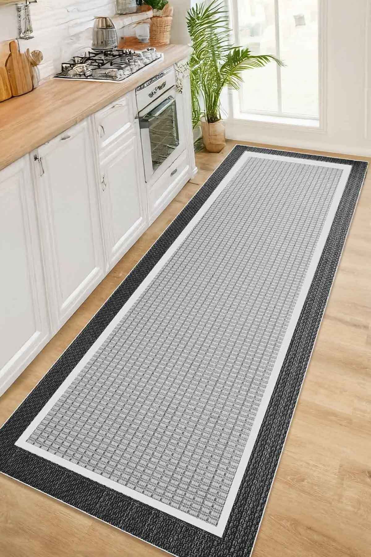 Covor, CLR-7347-10, 60x200 cm, Poliester, Antracit