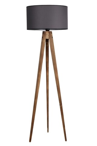 Lampadar, Luin, 8285-2, E27, 60 W, lemn/textil Iluminat