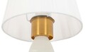 Aplica de perete Budapest, Mauro Ferretti, 1 x E14, 20W, 16x20x46 cm, fier, auriu/alb