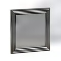 Set 3 oglinzi decorative, Siam, Otto, MDF , Argintiu