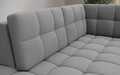 Coltar extensibil stanga 5 locuri ELTAP, LT-04SO, Blewett, 299x198x82 cm, lemn/poliester, gri