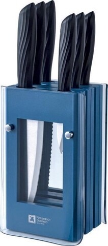 Set 6 cutite cu suport, richardson sheffield, spectrum lagoon gift box, inox