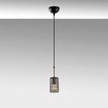 Lustra, Fulgor, 942FLG1397, Metal, Negru/Maro antic