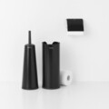 Set accesorii pentru baie 3 piese, Brabantia, Balance, otel, negru mat