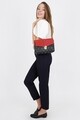 Geanta Beverly Hills Polo Club, 623, piele ecologica, negru/rosu