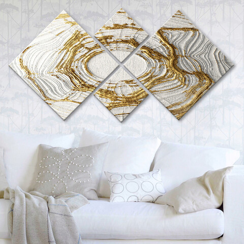 Set 4 tablouri decorative, 4mdf701346946, mdf, imprimat uv, multicolor