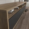 Comoda TV, Zena Home, Flay, Nuc / Negru
