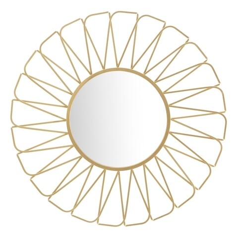 Oglinda decorativa, Rays, Mauro Ferretti, 96 cm, auriu auriu