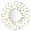 Oglinda decorativa, Rays, Mauro Ferretti, 96 cm, auriu
