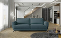 Canapea extensibila 3 locuri ELTAP, Meg03, Megis, 242x95x90 cm, lemn/poliester, albastru