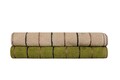Set 2 prosoape de baie 407,  Beverly Hills Polo Club, 70x140 cm, bumbac, kaki/ crem