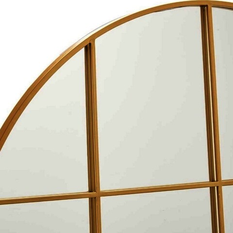 Oglinda decorativa Circular, Gift Decor, Ø100 cm, metal, auriu