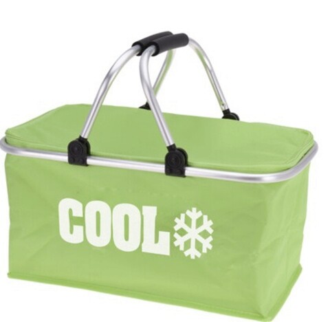 Geanta termoizolanta / cos picnic Cool, 35L, poliester, verde