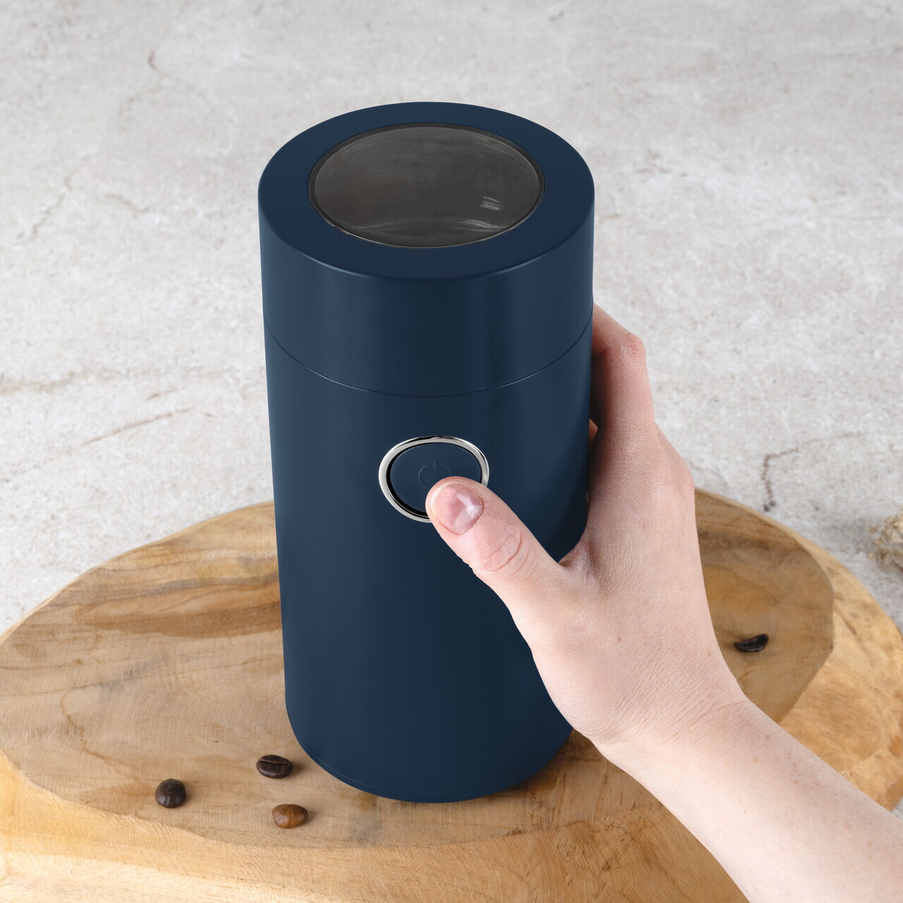 Rasnita electrica de cafea Berlinger Haus, Deep Sea, 150W, inox, albastru mat - imagine 3