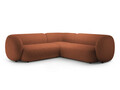 Coltar simetric 5 locuri, Kate, Micadoni, 252x252x76 cm, tesatura boucle, teracota