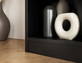 Raft de perete ELTAP, Craft, 40x40x180 cm, PAL/PVC, negru