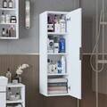 Dulap de baie, Hanah Home, Likya, 35x114x32 cm, PAL, Alb