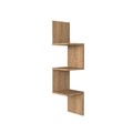 Raft de perete Zokzak, Puqa Design, 25x25x105.4 cm, natural