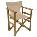 Set mobilier de gradina 3 piese Retto, Pakoworld, masa cu 2 scaune, 60x60x71 cm, lemn masiv de fag/PVC perforat, bej/ecru