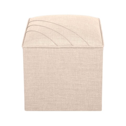 Taburet, Atelier del Sofa, 558ZEN1360, Frame: 100% SOLID FIR WOOD, Crem