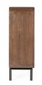 Bufet Orissa, Bizzotto, 90x42x120 cm, lemn de mango/MDF, maro