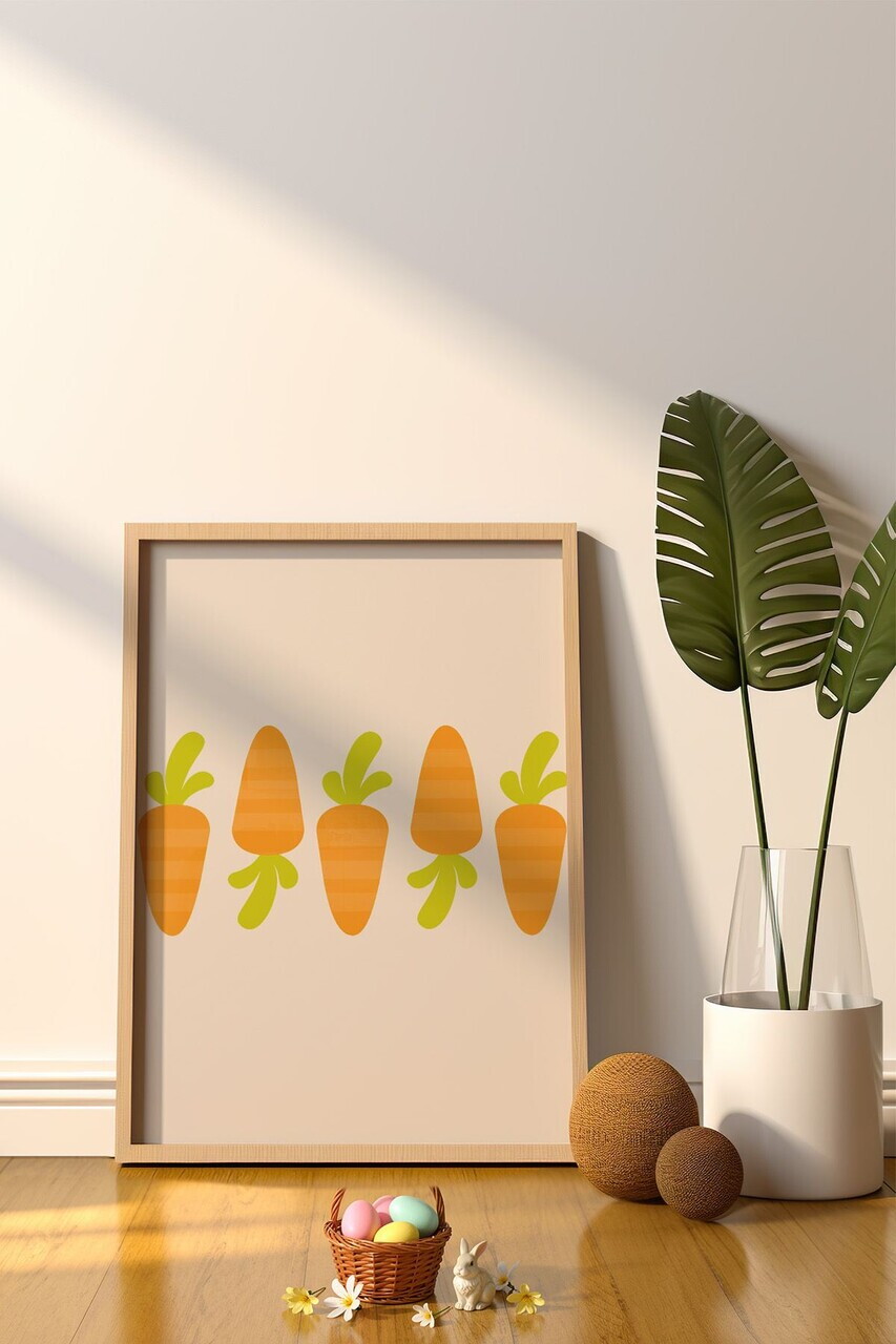 Tablou decorativ, Arteastermodel23-3348, MDF, Multicolor — imaginea 2