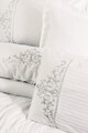 Lenjerie de pat dubla, Genny - White, Cotton Box, Bumbac Satinat