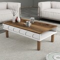 Masuta de cafea, Hommy Craft, Bohem 852, Alb
