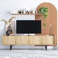 Comoda TV, Emerald, Cursa, 150x57x40 cm, Maro