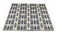 Covor cu doua fete Kendal, Decorino, 120x180 cm, polipropilena, crem/albastru