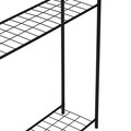 Decorative Jardiniere, Puqa Design, Gale, 86x70x23 cm, Metal, Negru
