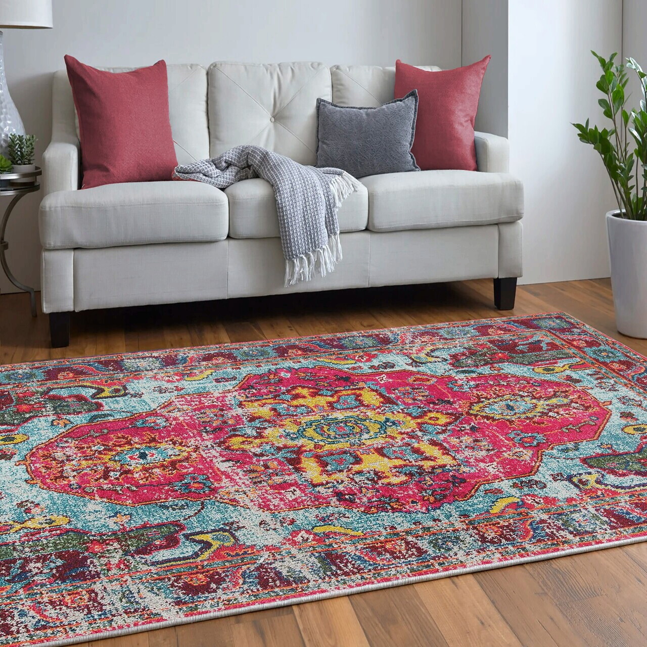 Covor, Woopamuk240, 80x150 cm, Bumbac/Poliester, Multicolor - view 2