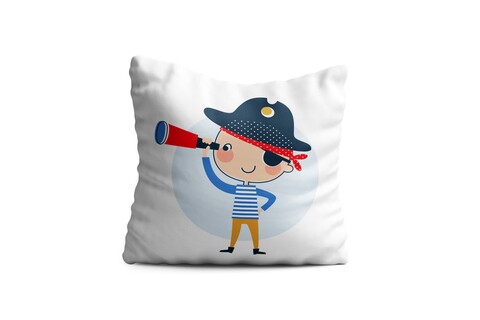 Poza Perna decorativa Pirate, Oyo Kids, 43x43 cm, poliester, multicolor