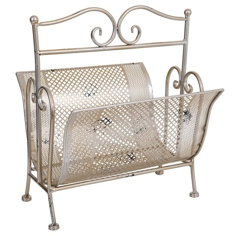 Suport pentru reviste, Antique, Creaciones Meng, 36x33x42 cm, metal