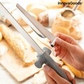 Cutit de paine cu ghidaj de taiere reglabil Kutway InnovaGoods, 34.6 cm, inox