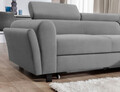 Coltar extensibil dreapta 4 locuri ELTAP, Mari-38, Mariall, 288x200x92 cm, lemn/poliester, gri