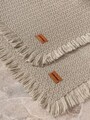 Set covorase de baie, Cotton Box, Bath Rug, Bumbac , Bej