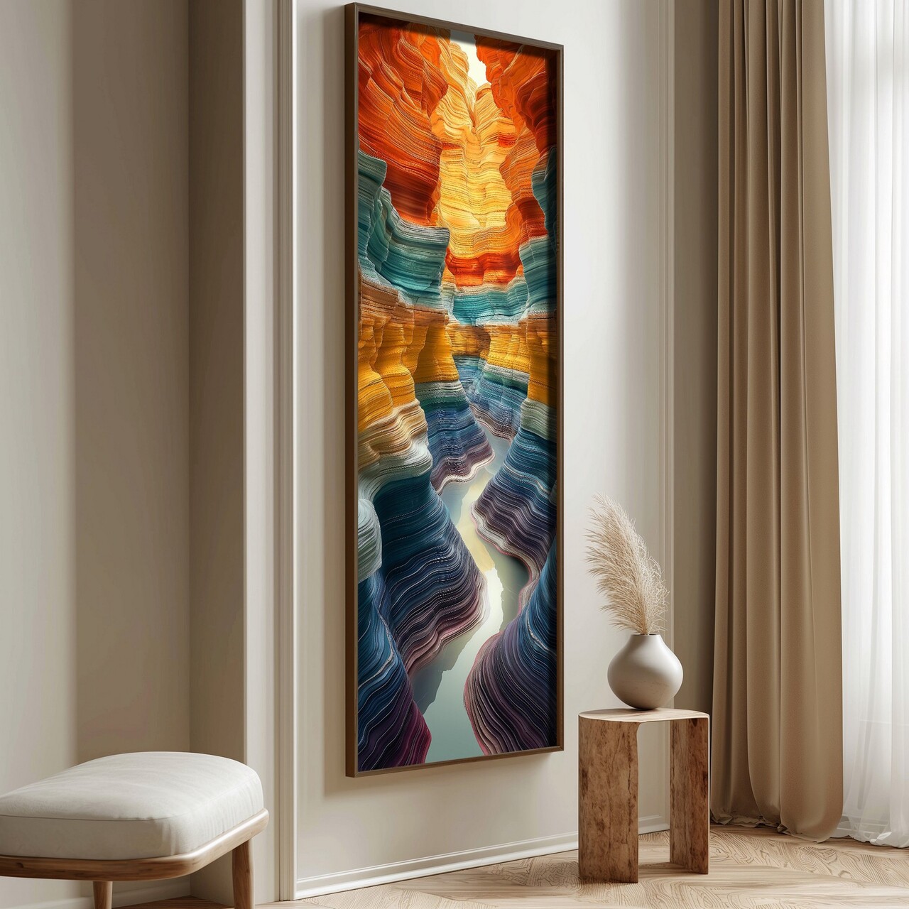 Tablou decorativ, LONG023-S/120-40, Imprimat UV, Multicolor - view 4
