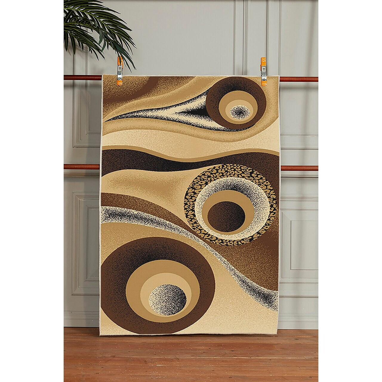 Covor, Woopamuk247, 160x230 cm, Bumbac/Poliester, Maro - view 3
