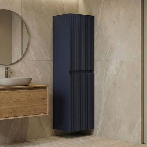 Dulap de baie, Hanah Home, Tivoli 40, Albastru marin mat