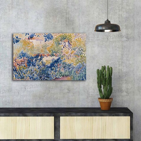 Tablou decorativ, famousart-067, canvas, dimensiune: 45 x 70 cm, multicolor