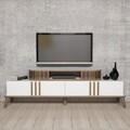 Comoda TV, Hommy Craft, Eylul, 168x39x51 cm, PAL, Alb